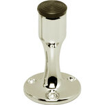 Deurstop recht model nikkel