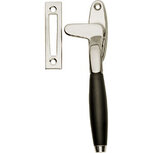 Raamsluiting rechts nikkel/zwart hout Raamsluiting rechts nikkel/zwart hout