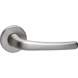 Gatdeel links Cosmos op rozet nikkel mat