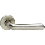 Deurkruk Saturnus op rozet nikkel mat