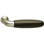 Deurkruk Tessa nikkel mat/zwart hout Deurkruk Tessa nikkel mat/zwart hout