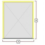 hardhouten deurkozijn (voor dubbeledeuren)