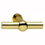 Gatdeel T-model messing ongelakt Gatdeel T-model messing ongelakt