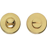 WC-sluiting 8mm rond verdekt kunststof messing ongelakt WC-sluiting 8mm rond verdekt kunststof messing ongelakt