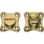 WC-sluiting 8mm klaverblad messing ongelakt WC-sluiting 8mm klaverblad messing ongelakt