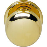 Voordeurknop zwaar ø80/75mm messing ongelakt Voordeurknop zwaar ø80/75mm messing ongelakt