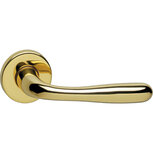 Gatdeel links Jupiter op rozet messing gelakt