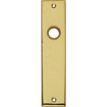 Renovatie kortschild blind messing gelakt Renovatie kortschild blind messing gelakt