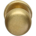 Voordeurknop zwaar ø80/75mm messing getrommeld Voordeurknop zwaar ø80/75mm messing getrommeld