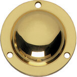 Afdekplaatje tbv bout voordeurknop messing ongelakt Afdekplaatje tbv bout voordeurknop messing ongelakt