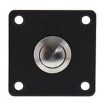 Beldrukker vierkant model mat zwart Beldrukker vierkant model mat zwart